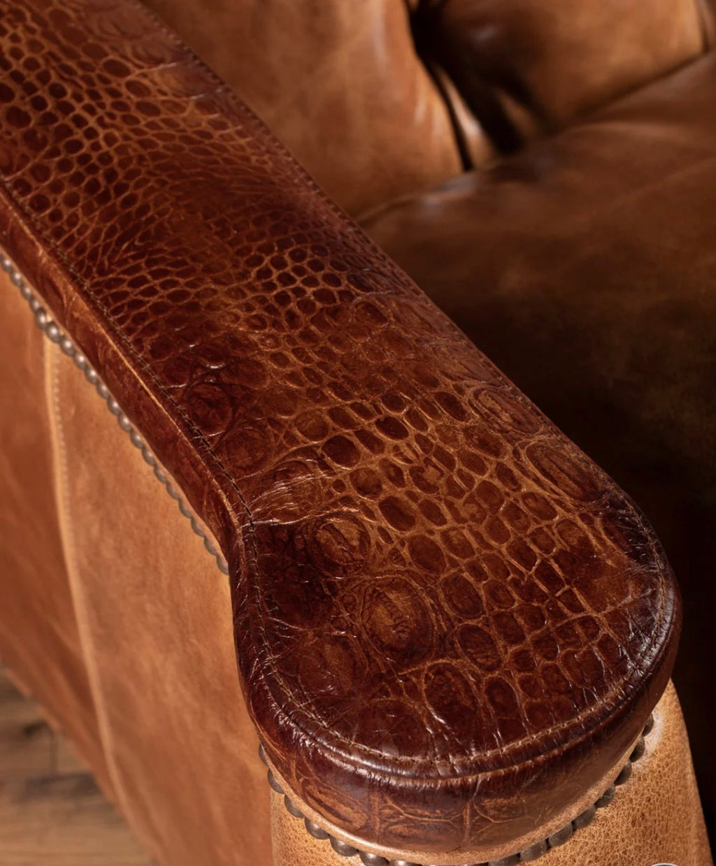 SADDLEBACK LEATHER LOVESEAT